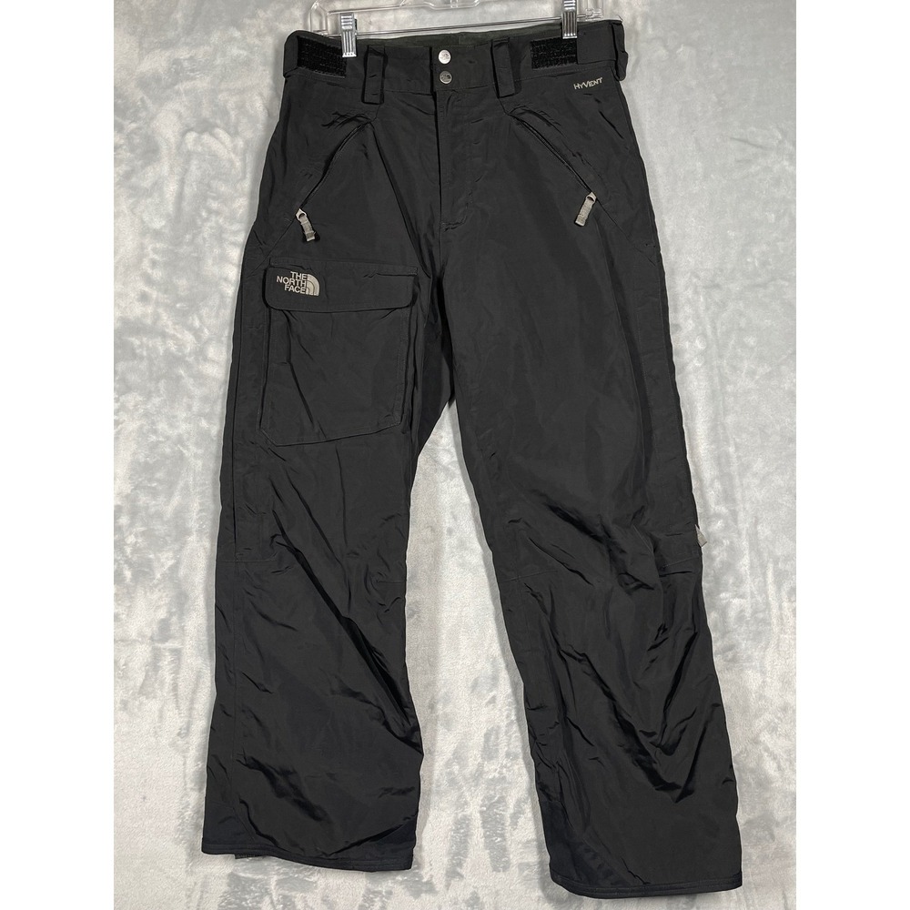The North Face Mens HyVent Black Waterproof Ski Snowboard Cargo Pants Size Small